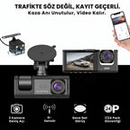 Her Araca Uyumlu 3 Kameralı Araç Kamerası
